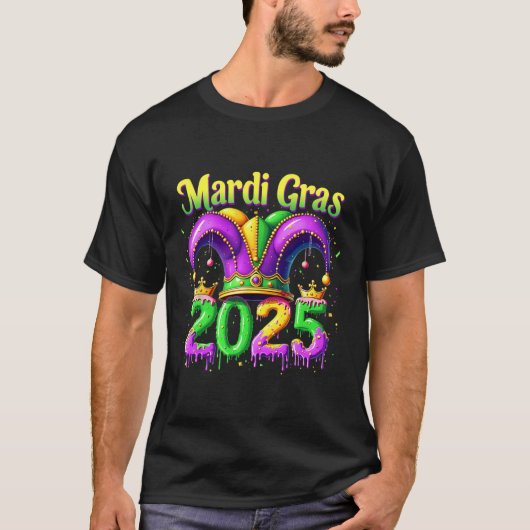 マルディグラス2025服装男性へ女性1 Tシャツ (正面)