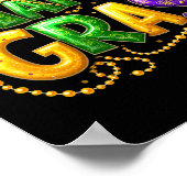 マルディグラス2025衣装男性へ女性 ポスター (角)