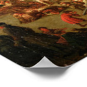 マルディグラス，カンブリ， 1765年のグランドプレイス ポスター (角)