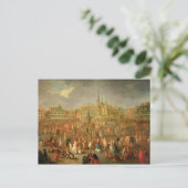 マルディグラス，カンブリ， 1765年のグランドプレイス ポストカード (スタンド正面)