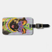 マルディグラス・ドイツ・シェパード ラゲッジタグ (正面横)