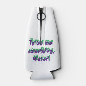 マルディグラス（紋章の）フラ・ダ・リクールボトル ボトルクーラー (裏面)