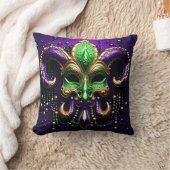 マルディグラス(紋章の)フラ・ダ・リデザイン2024 クッション (ブランケット)