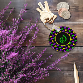 マルディグラス（紋章の）フラ・ダ・リパターカスタムンモノグラム キーホルダー