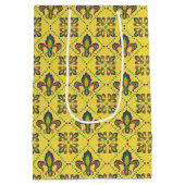 マルディグラス（紋章の）フラ・ダ・リパターン ミディアムペーパーバッグ (裏面)