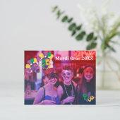 マルディグラス(紋章の)フラ・ダ・リ写真 ポストカード (スタンド正面)