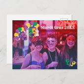 マルディグラス(紋章の)フラ・ダ・リ写真 ポストカード (正面/裏面)
