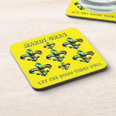 マルディグラス（紋章の）フラ・ダ・リ コースター (左側)