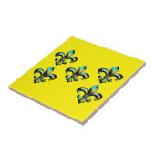 マルディグラス（紋章の）フラ・ダ・リ タイル (側面)