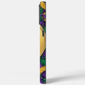 マルディグラス（紋章の）フラ・ダ・リ Case-Mate iPhoneケース (裏面 / 左)