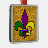 マルディグラス – (紋章の)フラ・ダ・リ- SRF メタルオーナメント (右)