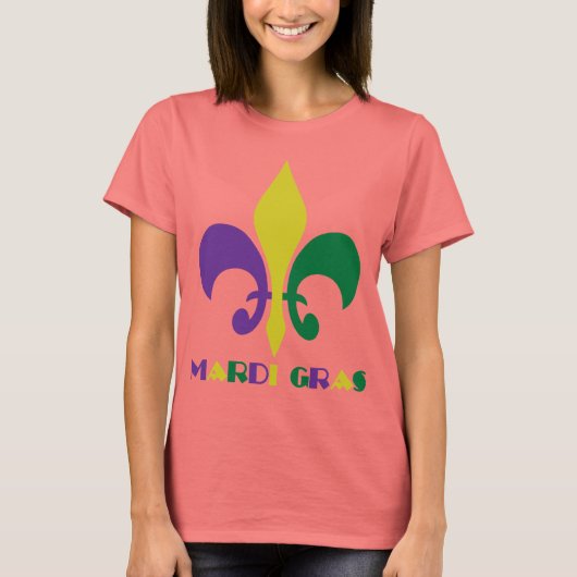 マルディグラス～（紋章の）フラ・ダ・リ Tシャツ (正面)