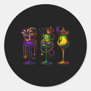 マルディグラスglのワイン飲おもしろいみワインフェスティバル ラウンドシール