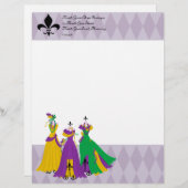 マルディグラドレスショップ レターヘッド (正面/裏面)