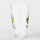 マルディグラパーソナライズされたス タンブラーグラス (右)