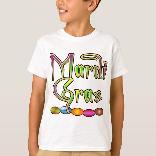 マルディグラビーズアパレル Tシャツ (正面)