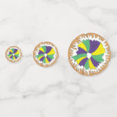 マルディグラビーズキングケーキニューオーリンズカーニバル コンフェッティ (正面)