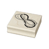 マルディグラビーズネックレスストランドニューオーリンズNOLA ラバースタンプ (スタンプ)