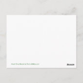 マルディグラビーズ&グリーンゲーターポストカード ポストカード (裏面)