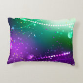 マルディグラフェスティバルパープルバックグラウンド アクセントクッション (裏面)