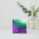 マルディグラフェスティバルパープルバックグラウンド エンクロージャーカード (スタンド正面)