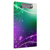 マルディグラフェスティバルパープルバックグラウンド クリップボード (右)