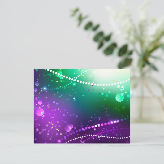 マルディグラフェスティバルパープルバックグラウンド シーズンカード (スタンド正面)