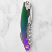 マルディグラフェスティバルパープルバックグラウンド ソムリエナイフ (裏面)