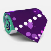 マルディグラフェスティバルパープルバックグラウンド ネクタイ (ロール)