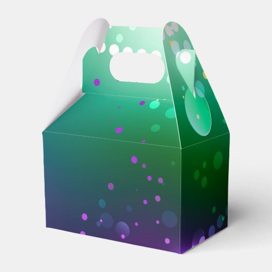 マルディグラフェスティバルパープルバックグラウンド フェイバーボックス (正面サイド)