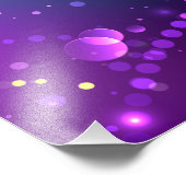 マルディグラフェスティバルパープルバックグラウンド フォトプリント            (角)