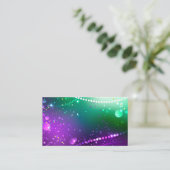 マルディグラフェスティバルパープルバックグラウンド プレイスカード (スタンド正面)