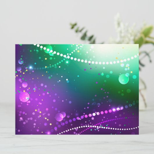 マルディグラフェスティバルパープルバックグラウンド メニュー (スタンド正面)