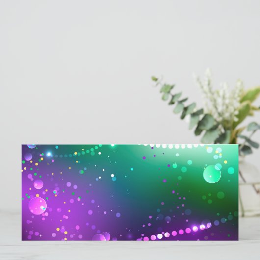 マルディグラフェスティバルパープルバックグラウンド メニュー (スタンド正面)