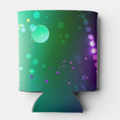 マルディグラフェスティバルパープルバックグラウンド 缶クーラー (裏面)