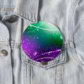 マルディグラフェスティバルパープルバックグラウンド 缶バッジ (インサイチュ)