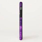 マルディグラフェスティバルパープルバックグラウンド Case-Mate iPhoneケース (裏面/左)