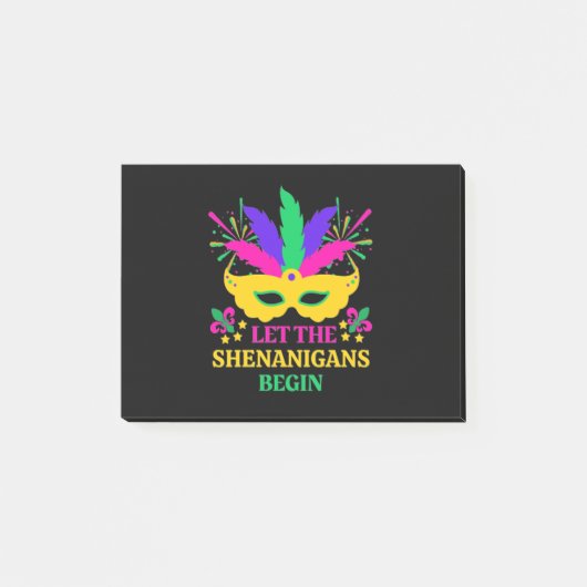 マルディグラフェスティバルレツザシェンガニンズ ポストイット (正面)