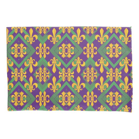 マルディグラフルーアディリス 枕カバー (正面)