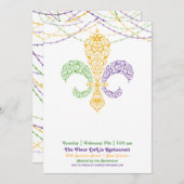 マルディグラフルーアデリスパーティー2 招待状 (正面/裏面)