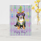 マルディグラベルナー カード (黄色い花)