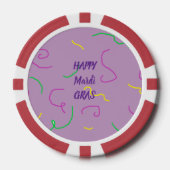 マルディグラポーカーチップ ポーカーチップ (正面)