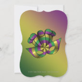 マルディグラマスクパーティの招待状 招待状 (裏面)