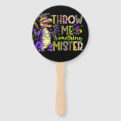 マルディグラ何か、ミスターファン/サインを投げる ハンドファン (裏面)