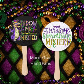 マルディグラ何か、ミスターファン/サインを投げる ハンドファン