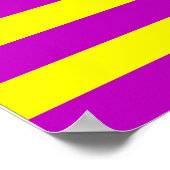 マルディグラ国旗 ポスター (角)