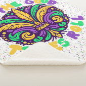 マルディグラ楽しい時を過転がごす シェルパブランケット (3/4)