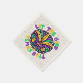 マルディグラ楽しい時を過転がごす スタンダードカクテルナプキン (角)