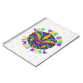 マルディグラ楽しい時を過転がごす ノートブック (左側)