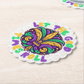 マルディグラ楽しい時を過転がごす ペーパーコースター (アングル)